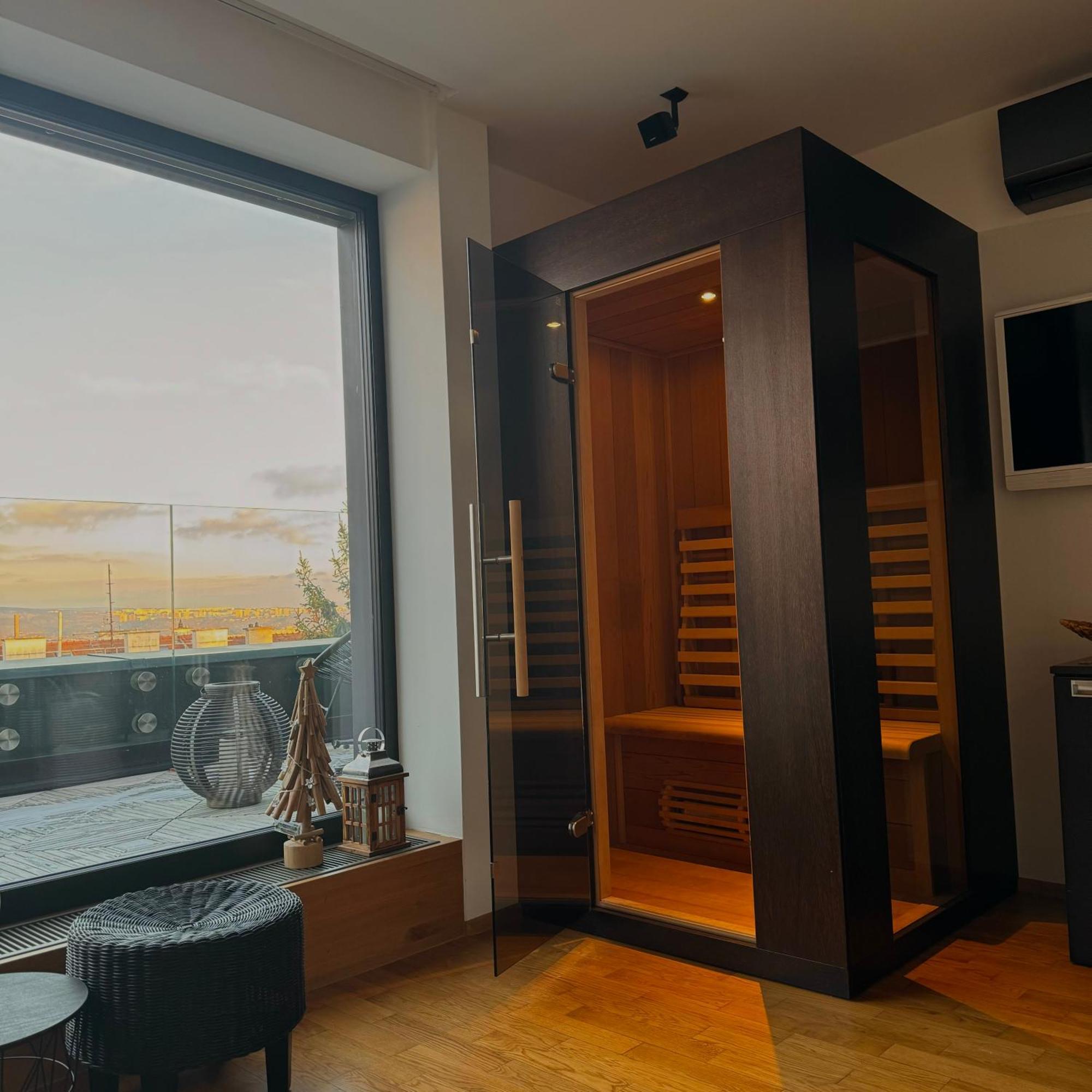 Apartman Se Saunou A Terasou S Vyhledem Na Brno Extérieur photo